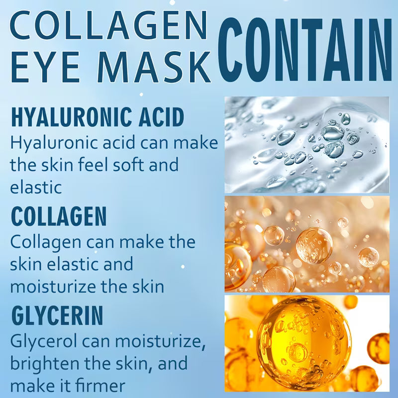 60pcs Collagen & Retinol Eye Mask