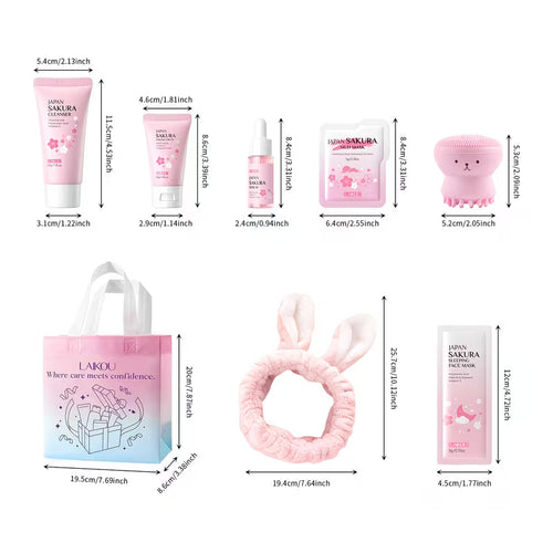 16pcs LAIKOU Sakura Skincare Collection
