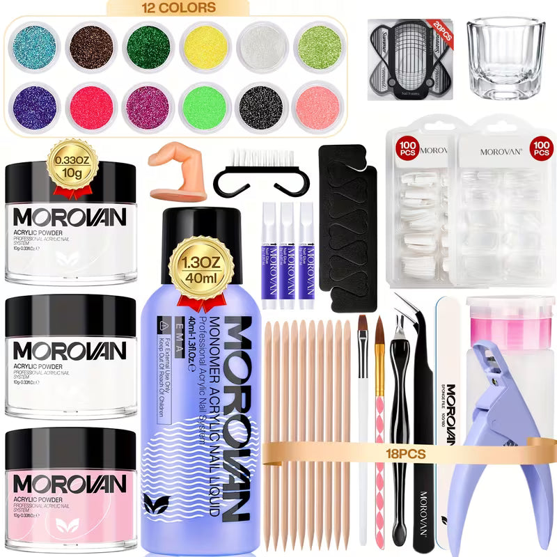 MOROVAN Super Value Nail Art Set
