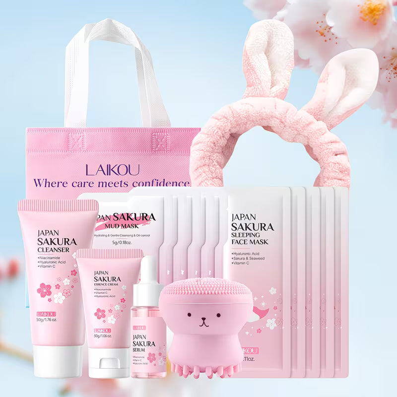 16pcs LAIKOU Sakura Skincare Collection